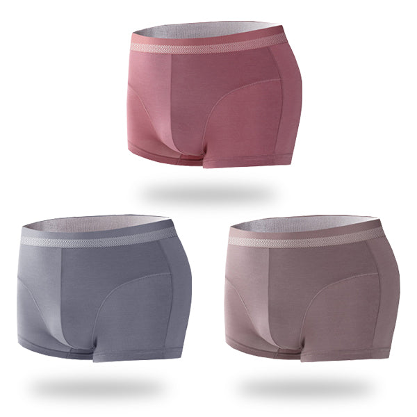 3 Pack Antibacterial Support Pouch Boxer Briefs | dmunderwear detail image 16