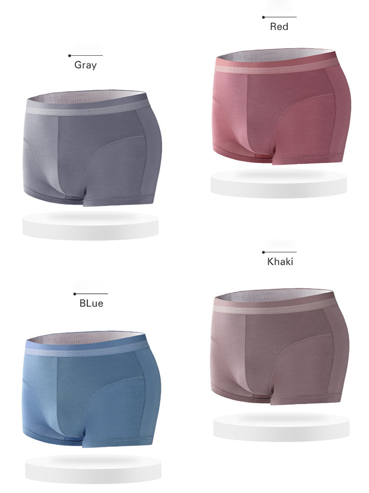 3 Pack Antibacterial Support Pouch Boxer Briefs | dmunderwear detail image 18