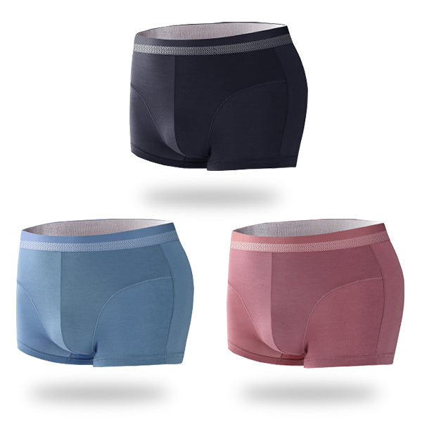 3 Pack Antibacterial Support Pouch Boxer Briefs | dmunderwear detail image 2