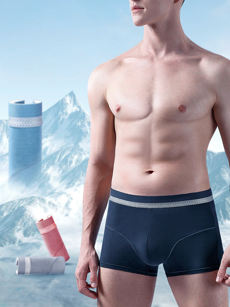 3 Pack Antibacterial Support Pouch Boxer Briefs | dmunderwear detail image 5