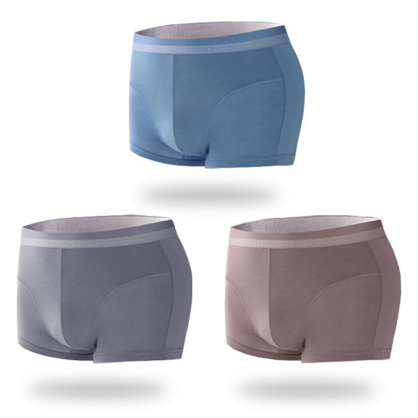 3 Pack Antibacterial Support Pouch Boxer Briefs | dmunderwear detail image 9