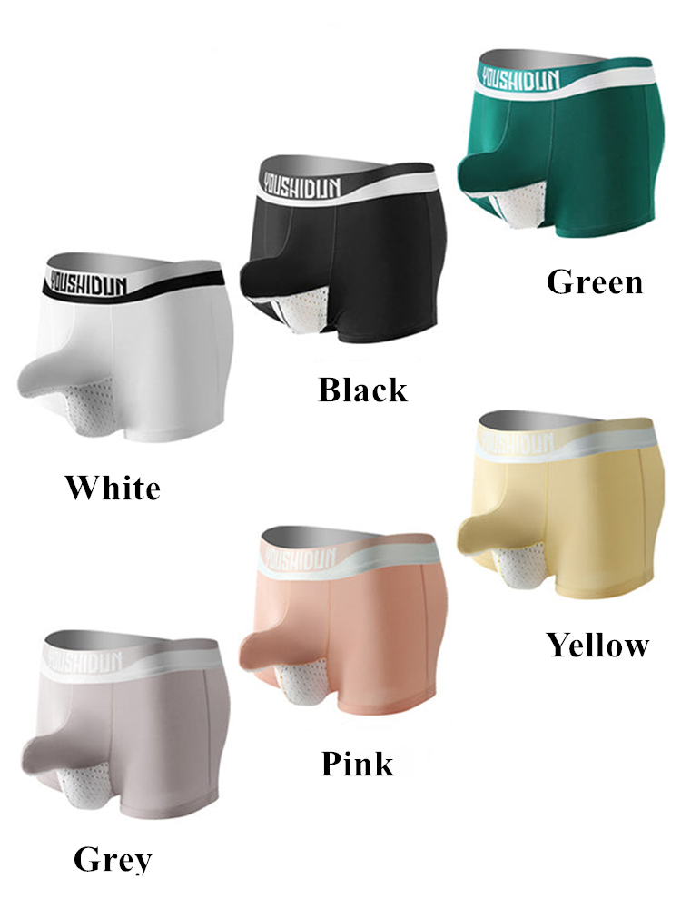 3 Pack Men's Comfy Cotton Dual Pouch Underwear | dmunderwear detail image 6