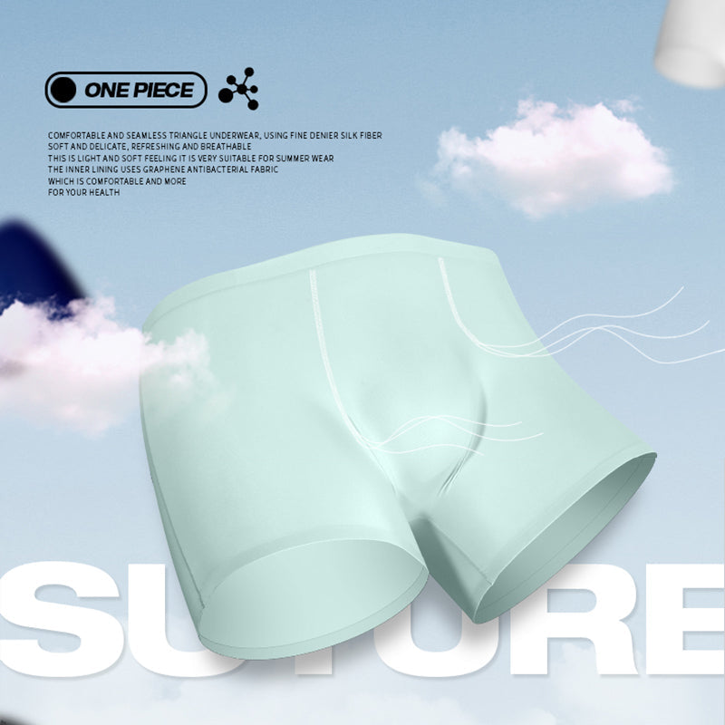 3 Pack Cool Trackless Thin Pouch Men's Trunks | dmunderwear detail image 15