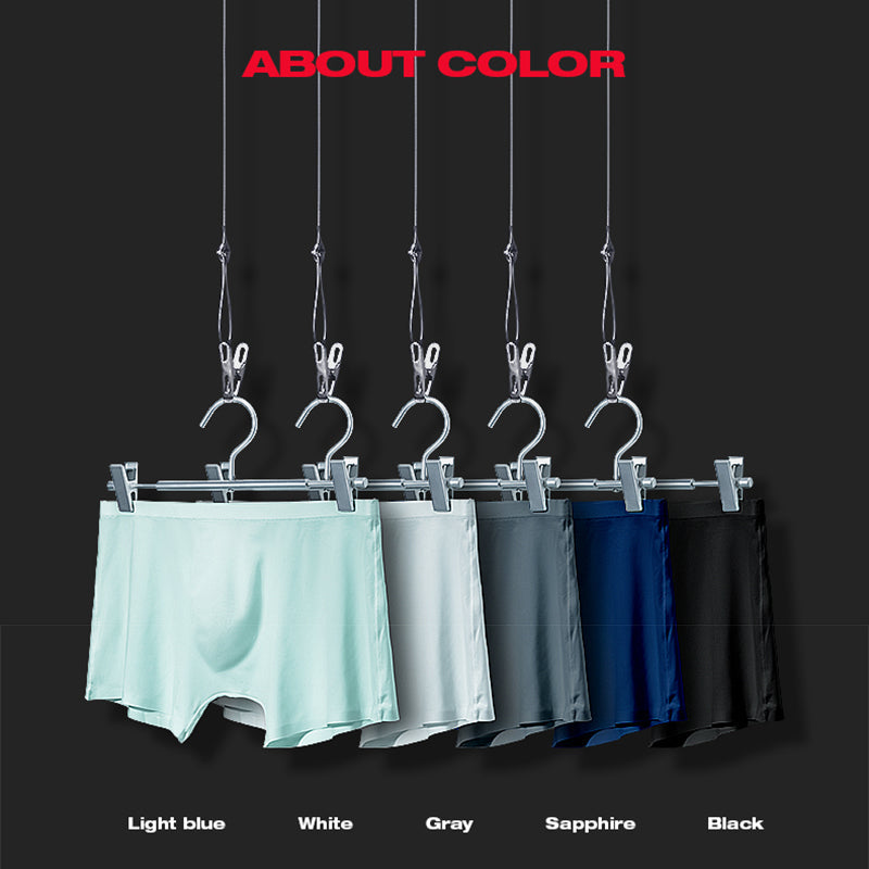 3 Pack Cool Trackless Thin Pouch Men's Trunks | dmunderwear detail image 16
