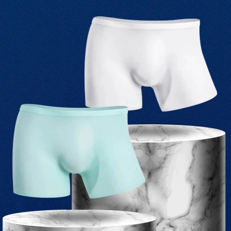 3 Pack Cool Trackless Thin Pouch Men's Trunks | dmunderwear detail image 3