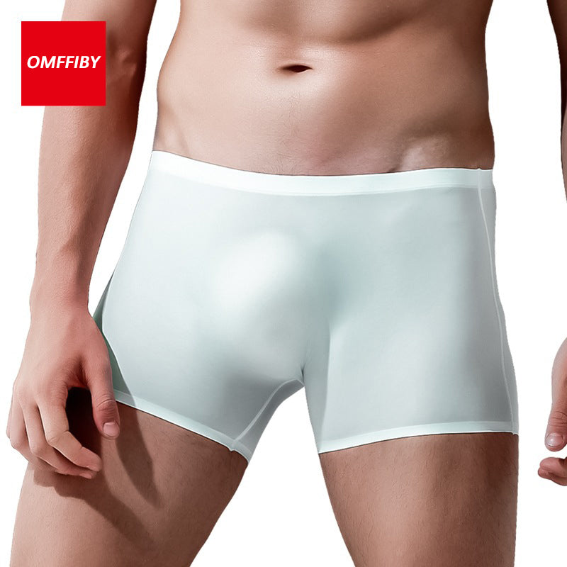 3 Pack Cool Trackless Thin Pouch Men's Trunks | dmunderwear detail image 5