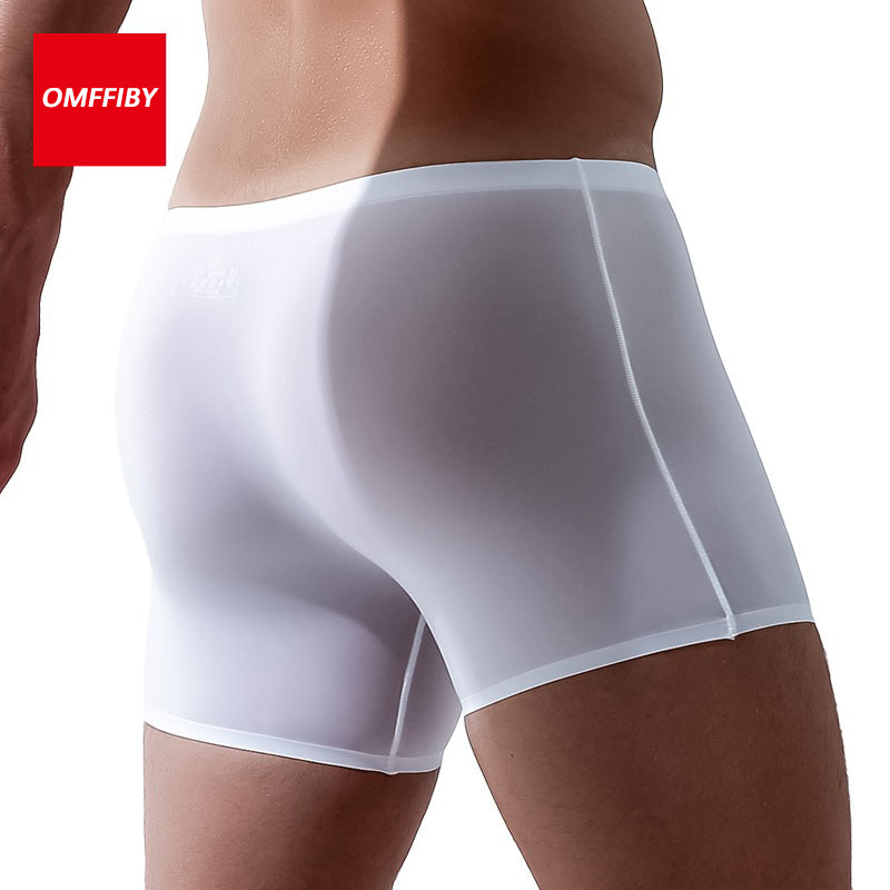 3 Pack Cool Trackless Thin Pouch Men's Trunks | dmunderwear detail image 6