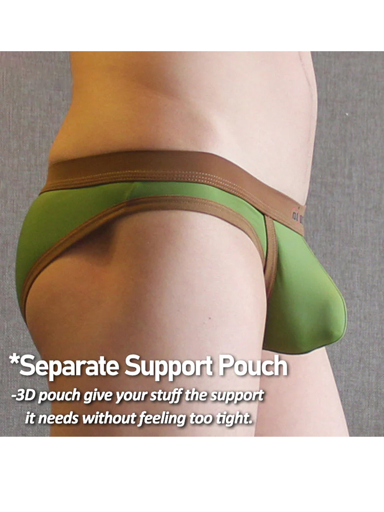 3 Pack Men's Separated Ball Pouch Briefs | dmunderwear detail image 4