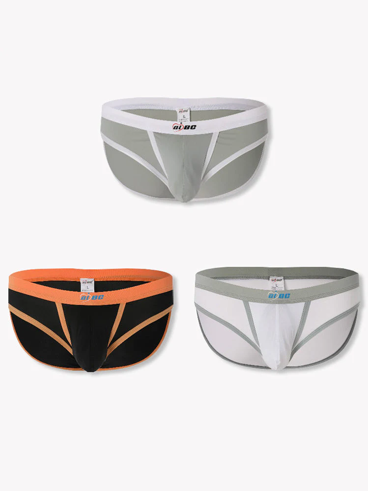 3 Pack Men's Separated Ball Pouch Briefs | dmunderwear detail image 8