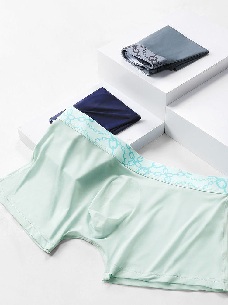 3 Pack Cooling Seamless Pouch Trunks | dmunderwear detail image 17