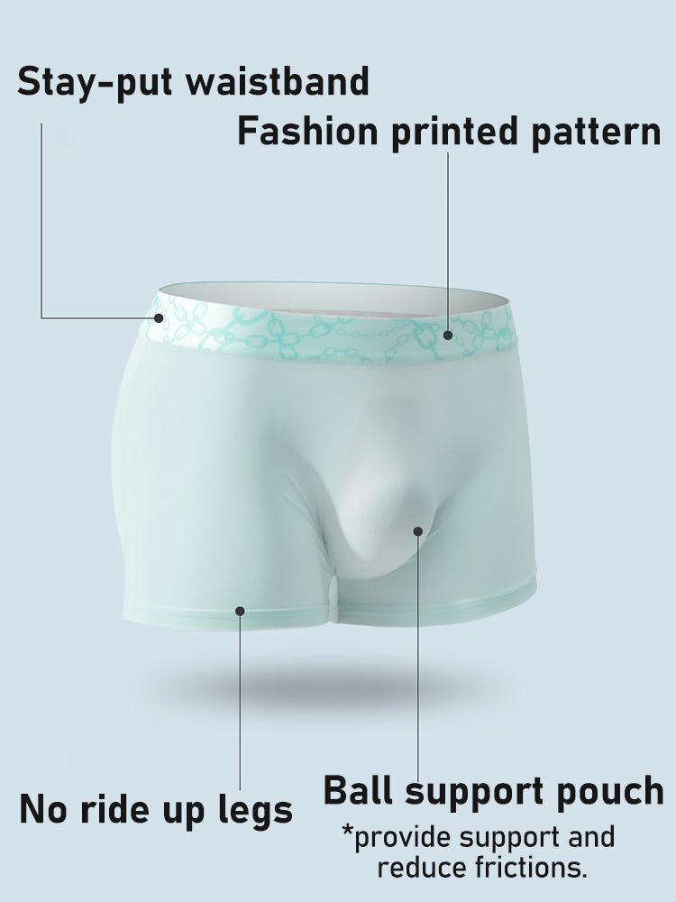 3 Pack Cooling Seamless Pouch Trunks | dmunderwear detail image 6
