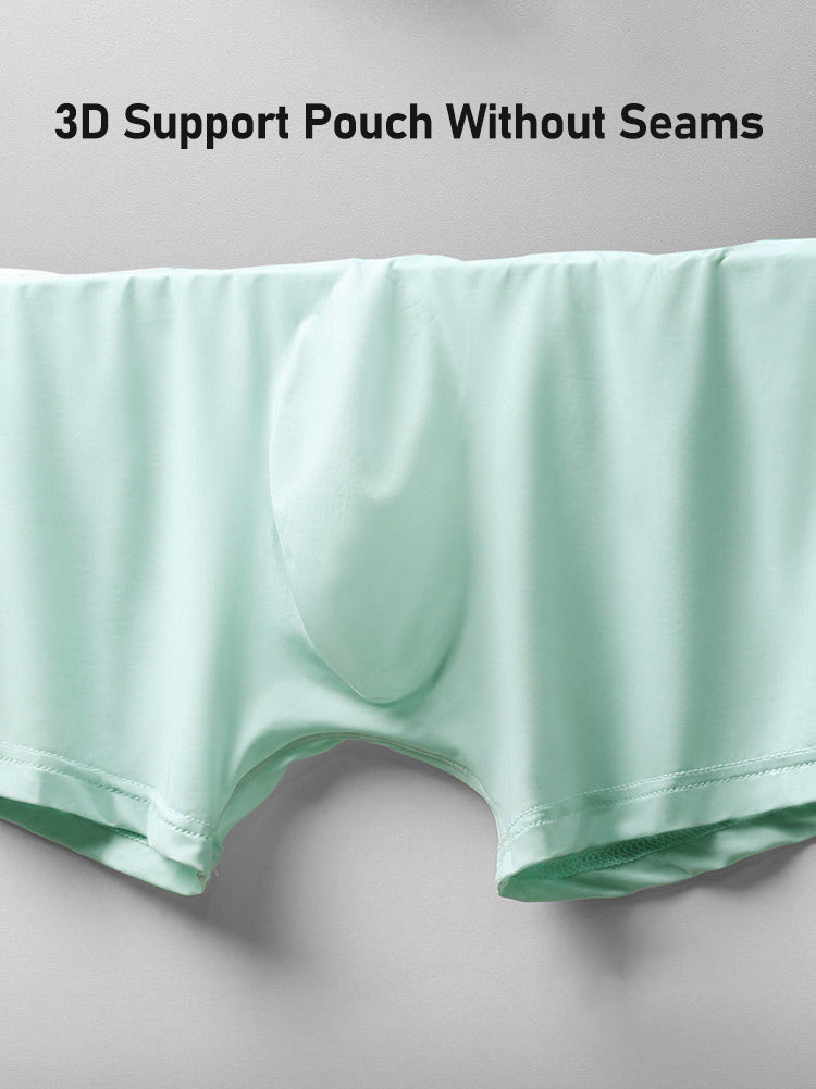 3 Pack Cooling Seamless Pouch Trunks | dmunderwear detail image 9