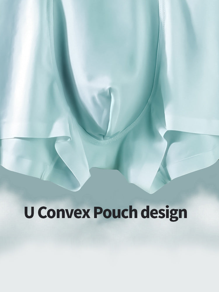 3 Pack Ice Silk Seamless Ultra-thin Men's Trunks | dmunderwear detail image 14