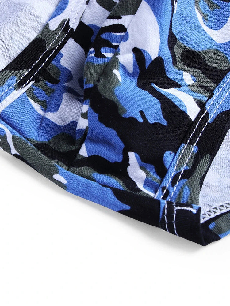 3 Pack Low Rise Camouflage Ball Support Underwear | dmunderwear detail image 10