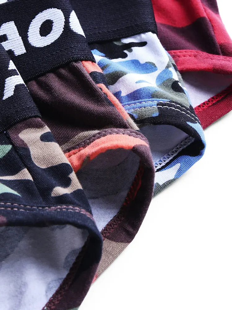 3 Pack Low Rise Camouflage Ball Support Underwear | dmunderwear detail image 11