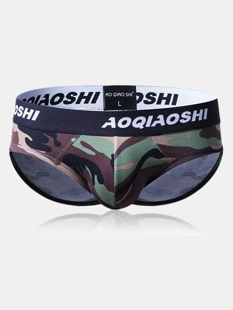 3 Pack Low Rise Camouflage Ball Support Underwear | dmunderwear detail image 15