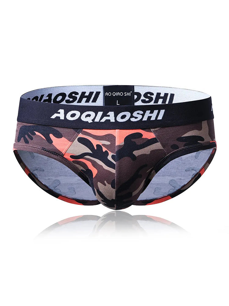 3 Pack Low Rise Camouflage Ball Support Underwear | dmunderwear detail image 16