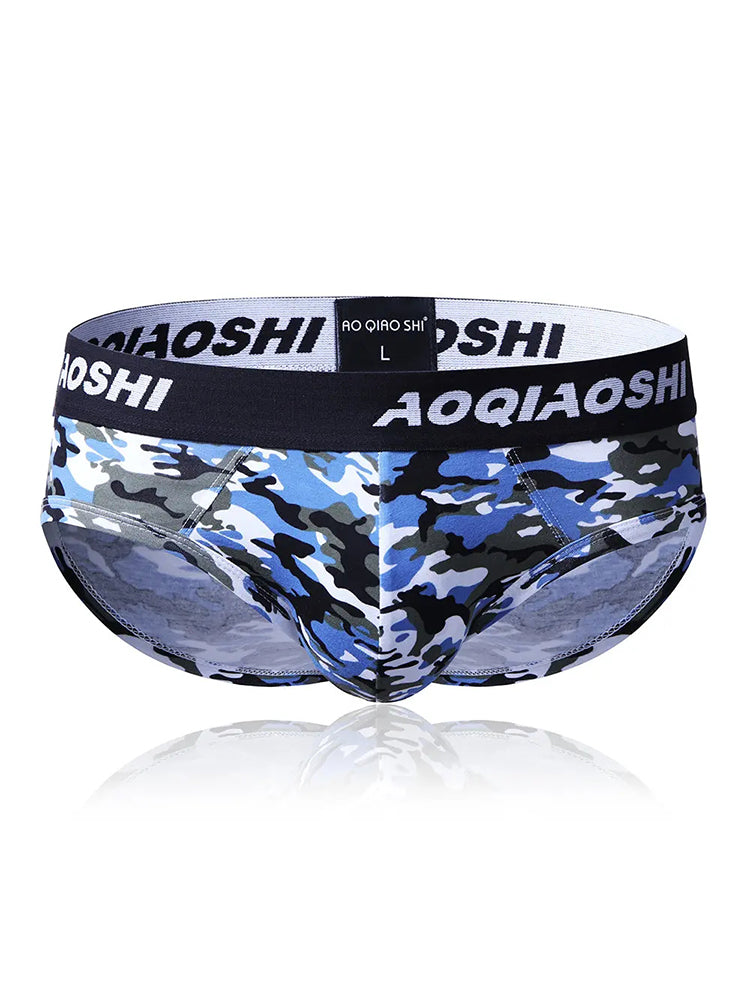 3 Pack Low Rise Camouflage Ball Support Underwear | dmunderwear detail image 3