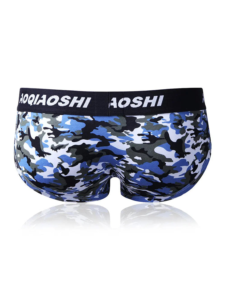 3 Pack Low Rise Camouflage Ball Support Underwear | dmunderwear detail image 4