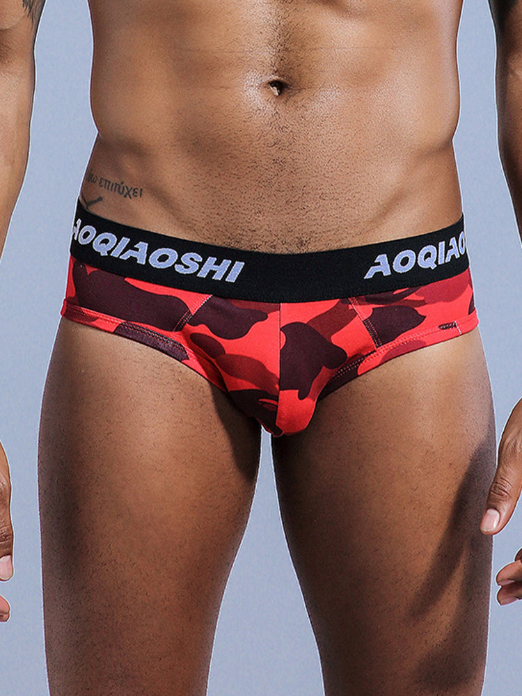 3 Pack Low Rise Camouflage Ball Support Underwear | dmunderwear detail image 5