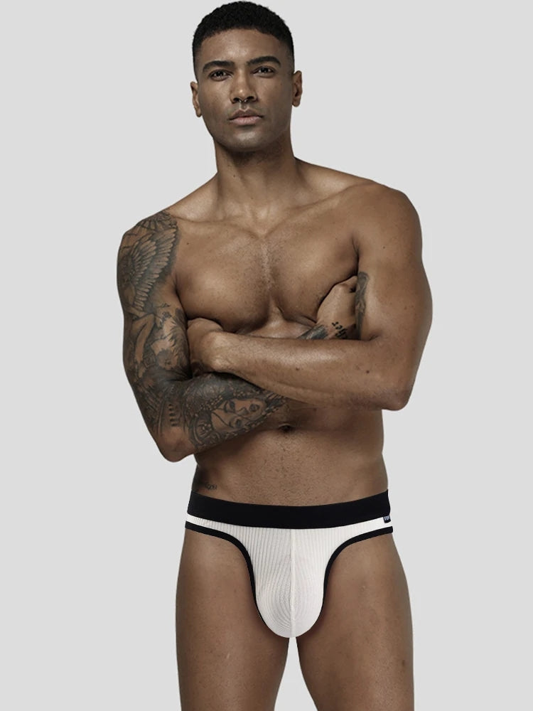 3 Pack Low Rise Soft Briefs With Support Pouch | dmunderwear