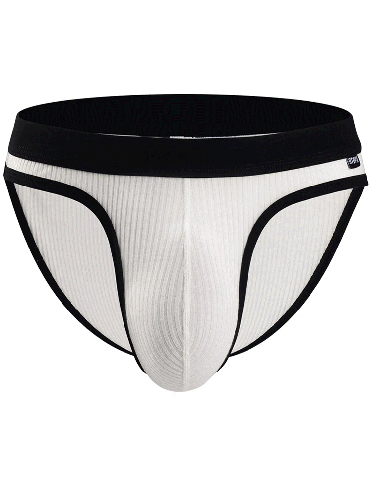 3 Pack Low Rise Soft Briefs With Support Pouch | dmunderwear detail image 11