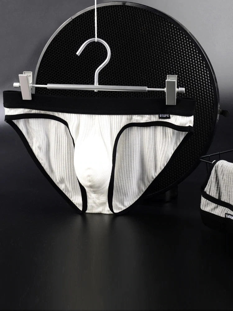 3 Pack Low Rise Soft Briefs With Support Pouch | dmunderwear detail image 12
