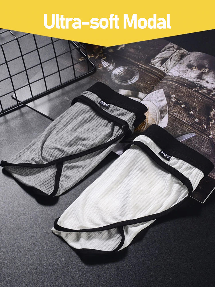 3 Pack Low Rise Soft Briefs With Support Pouch | dmunderwear detail image 13