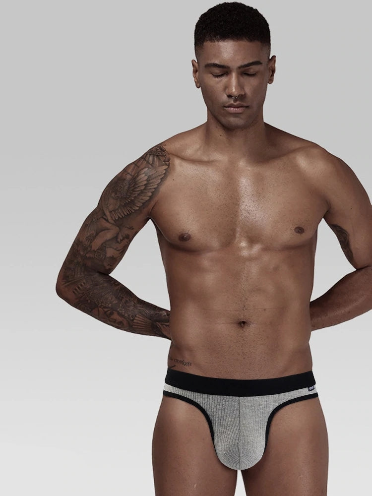 3 Pack Low Rise Soft Briefs With Support Pouch | dmunderwear detail image 16