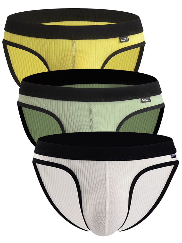 3 Pack Low Rise Soft Briefs With Support Pouch | dmunderwear detail image 17