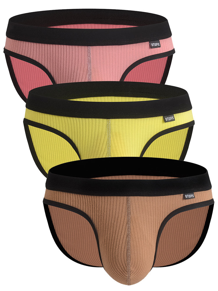 3 Pack Low Rise Soft Briefs With Support Pouch | dmunderwear detail image 8
