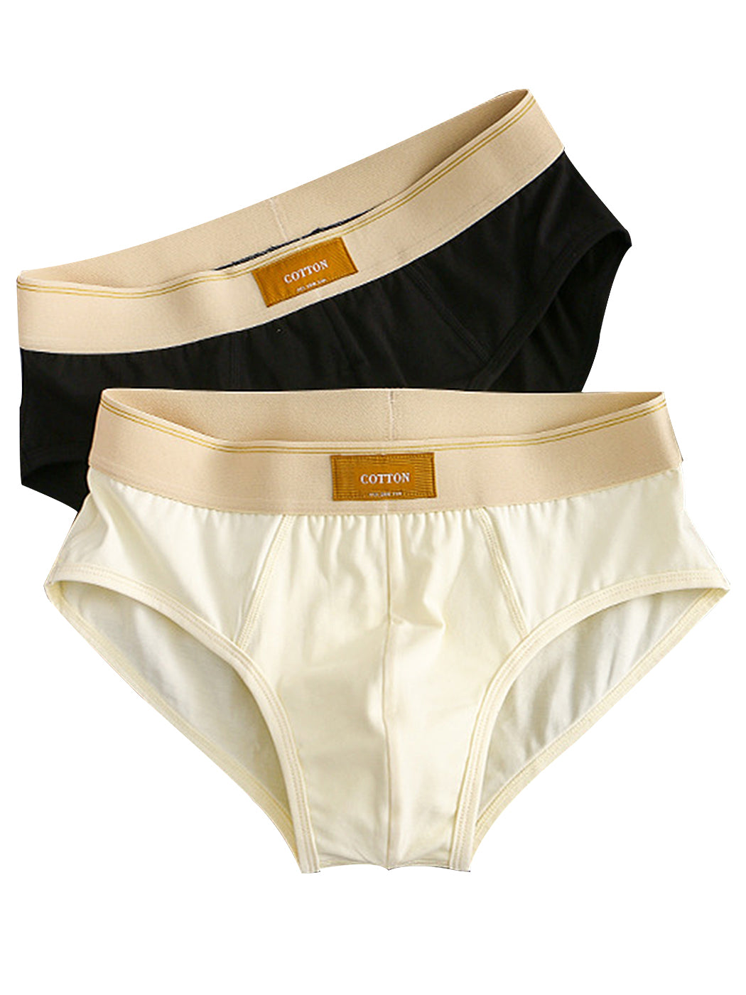 3 Pack Men' Breathable Stretch-Cotton Briefs | dmunderwear detail image 5