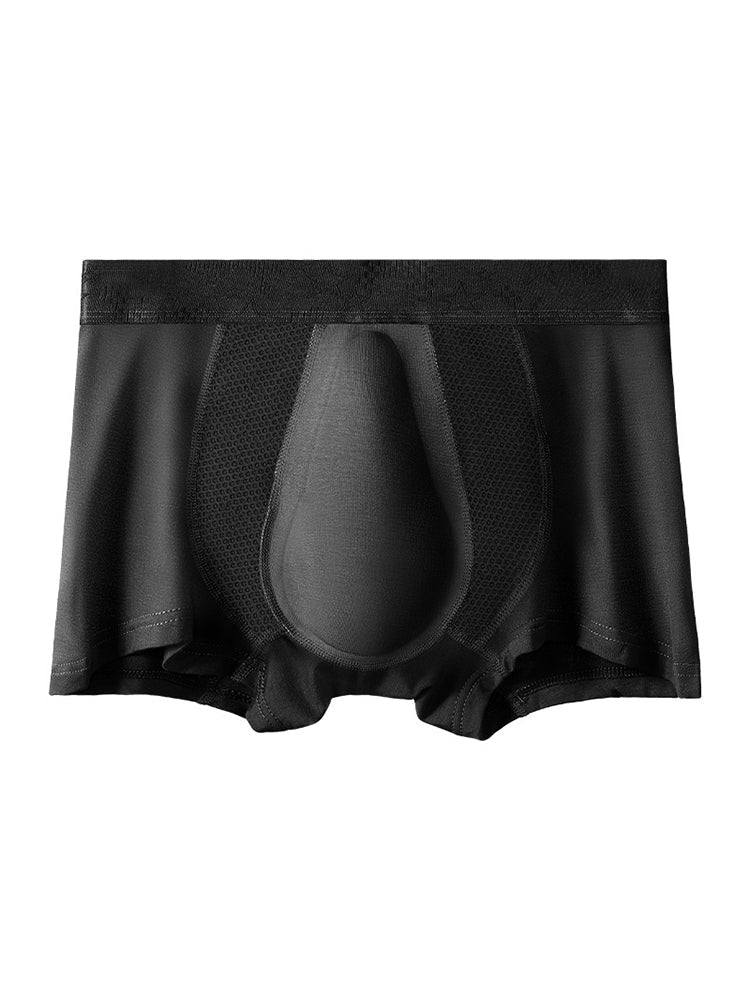 3 Pack Men's Breathable 3D Pouch Trunks | dmunderwear detail image 12