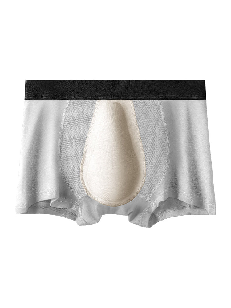 3 Pack Men's Breathable 3D Pouch Trunks | dmunderwear detail image 13