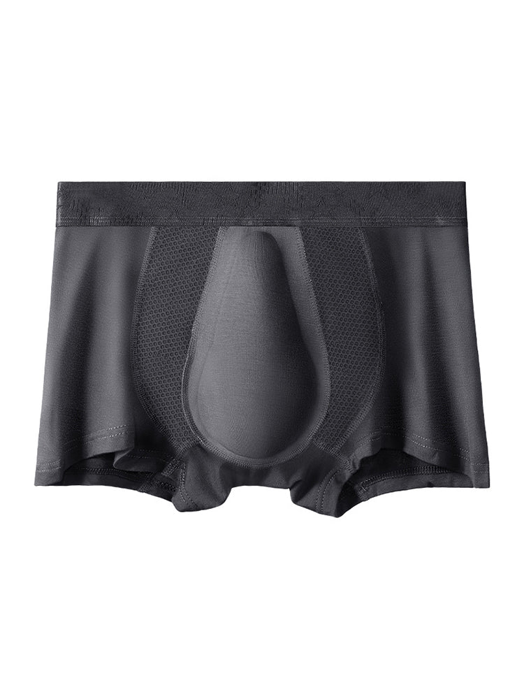 3 Pack Men's Breathable 3D Pouch Trunks | dmunderwear detail image 15