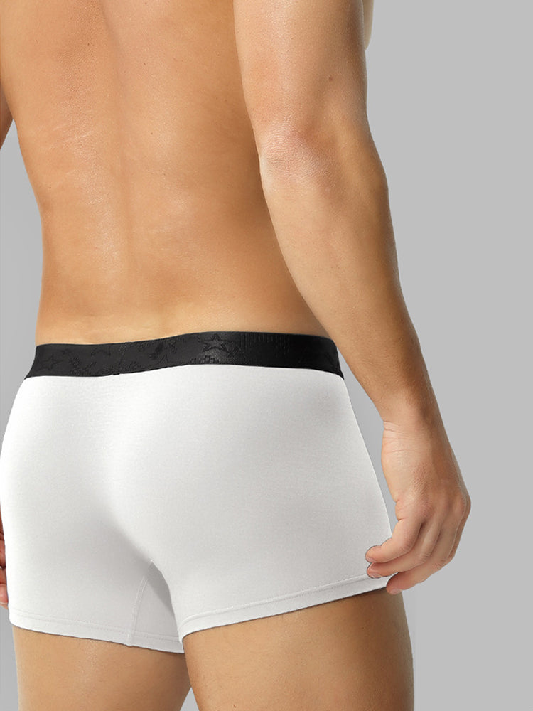 3 Pack Men's Breathable 3D Pouch Trunks | dmunderwear detail image 3