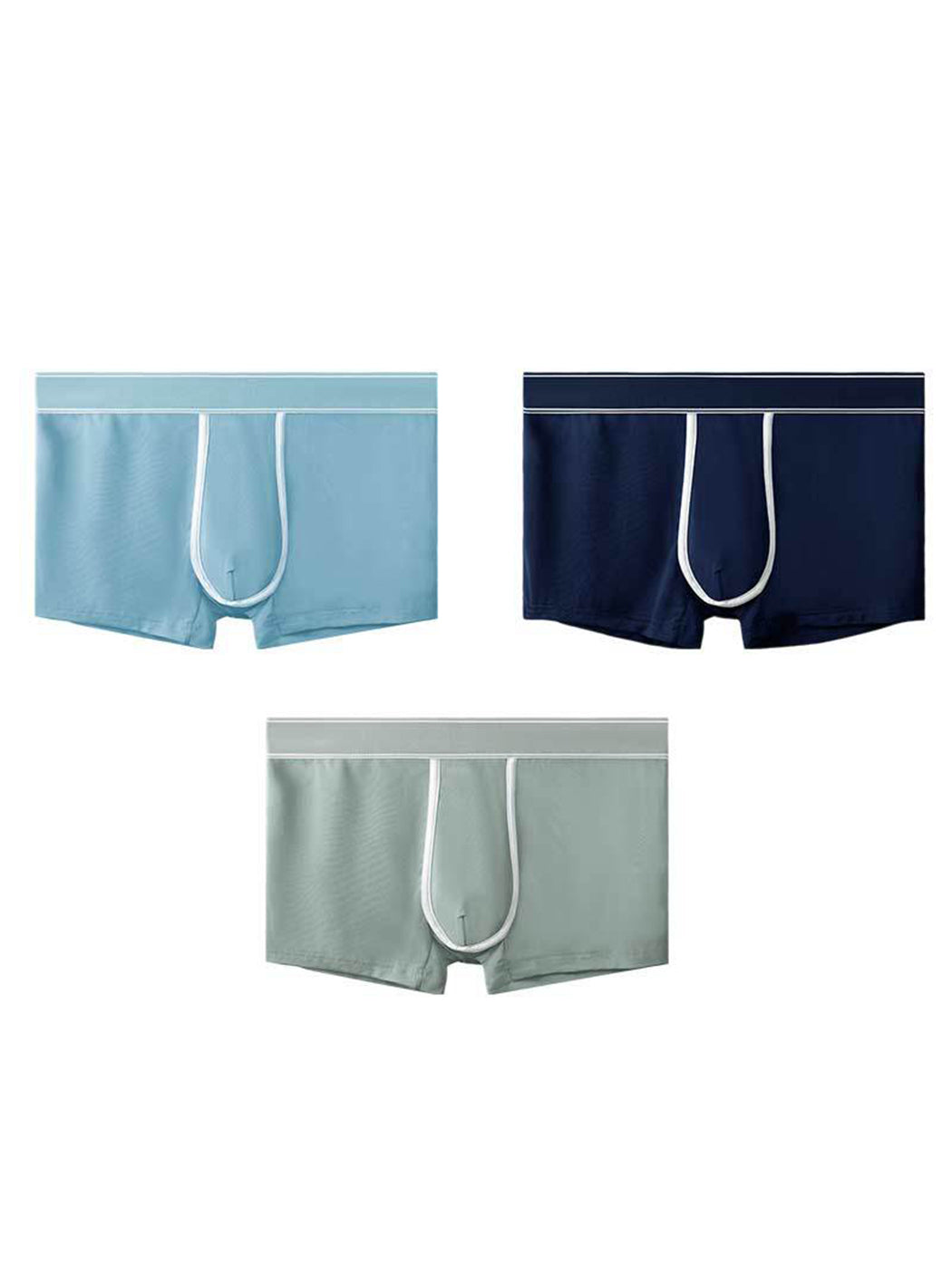 3 Pack Men's Breathable Micro Thin Trunks | dmunderwear detail image 14
