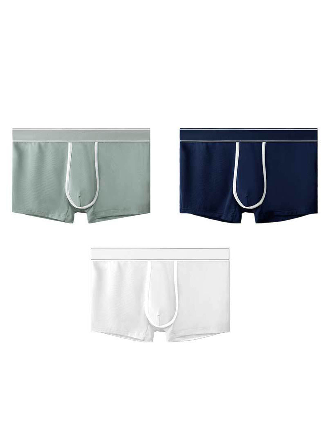 3 Pack Men's Breathable Micro Thin Trunks | dmunderwear detail image 15
