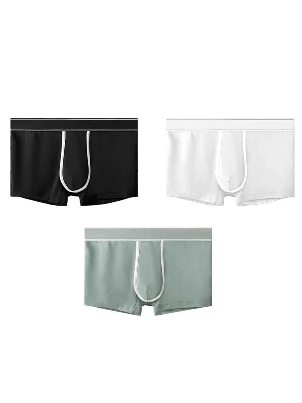 3 Pack Men's Breathable Micro Thin Trunks | dmunderwear detail image 16