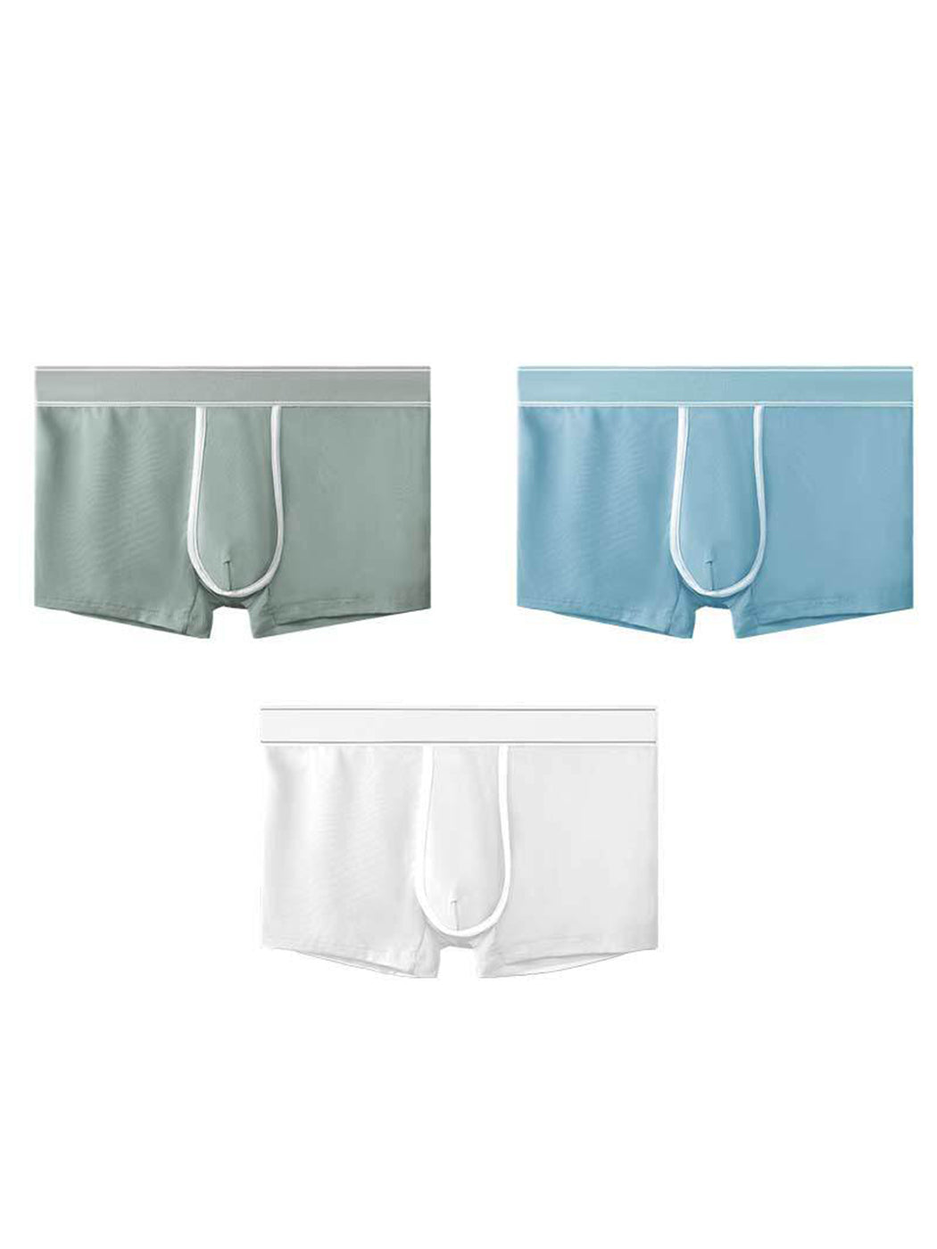 3 Pack Men's Breathable Micro Thin Trunks | dmunderwear detail image 17