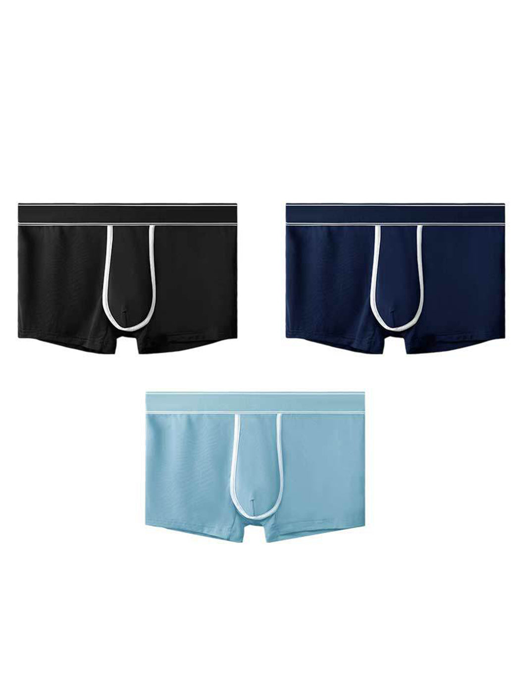 3 Pack Men's Breathable Micro Thin Trunks | dmunderwear detail image 19