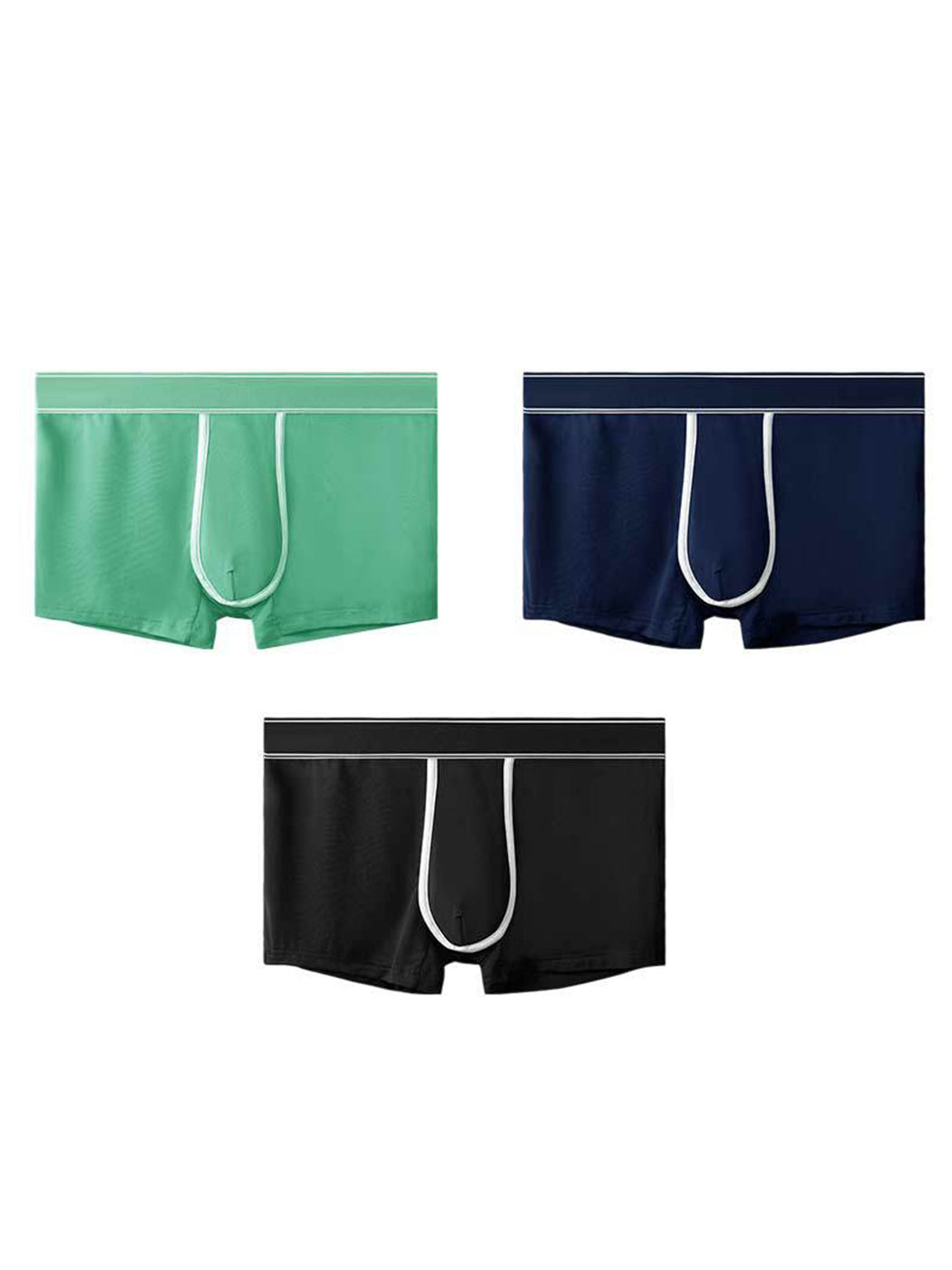 3 Pack Men's Breathable Micro Thin Trunks | dmunderwear detail image 20