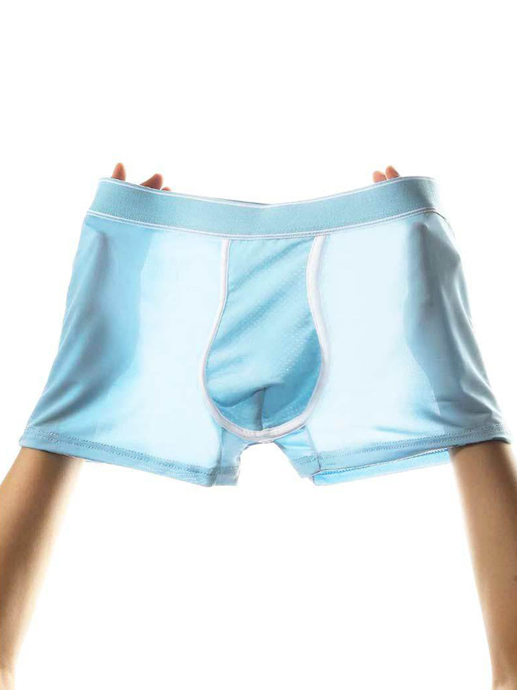 3 Pack Men's Breathable Micro Thin Trunks | dmunderwear detail image 3