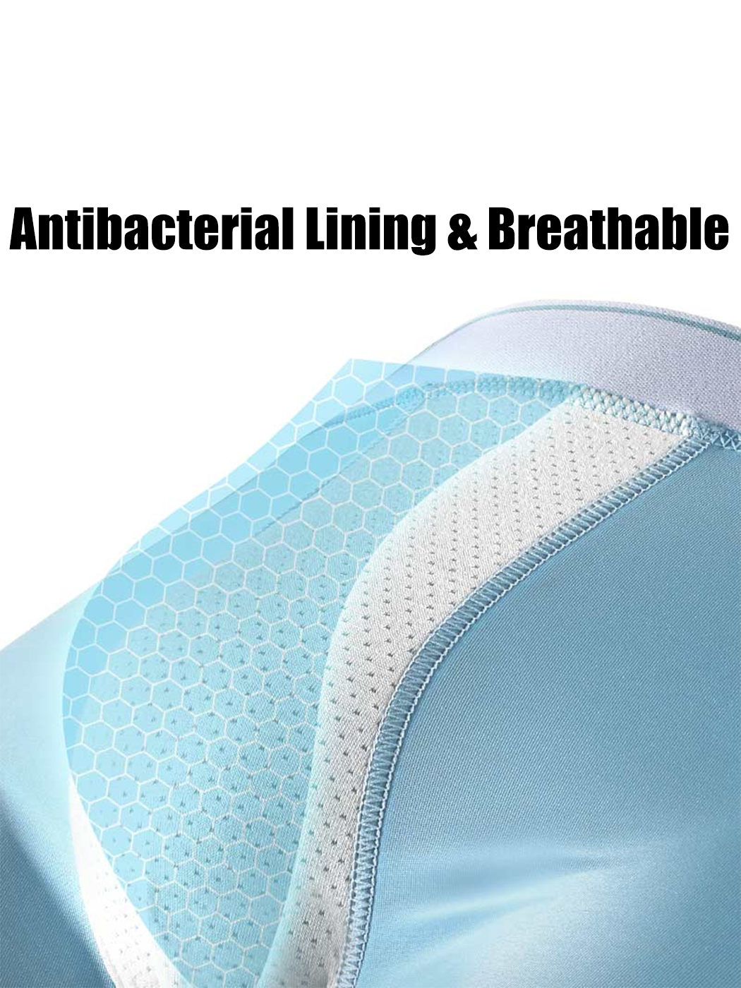3 Pack Men's Breathable Micro Thin Trunks | dmunderwear detail image 9