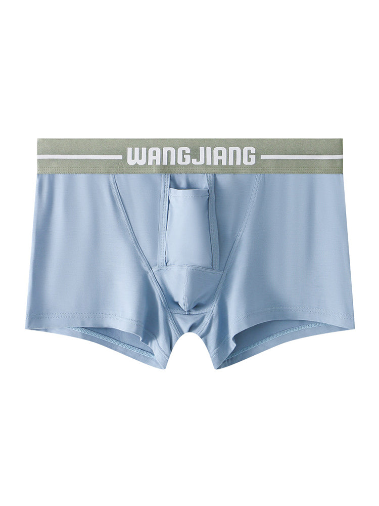 3 Pack Men's Breathable Trunks with Front Pouch | dmunderwear