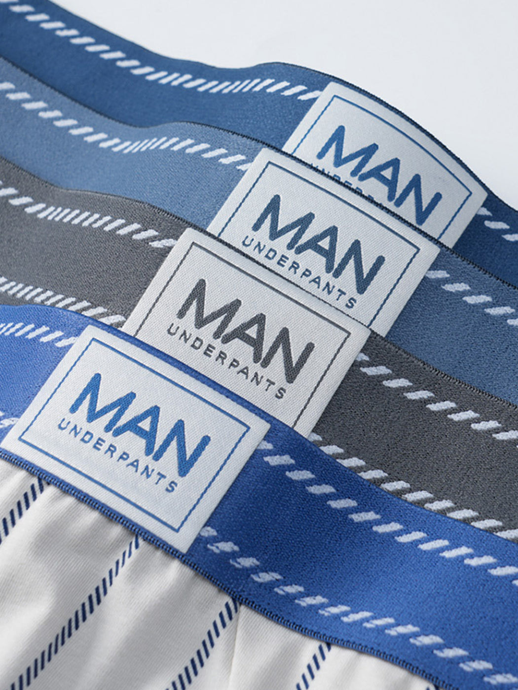 3 Pack Men's Classic Striped Briefs | dmunderwear detail image 5