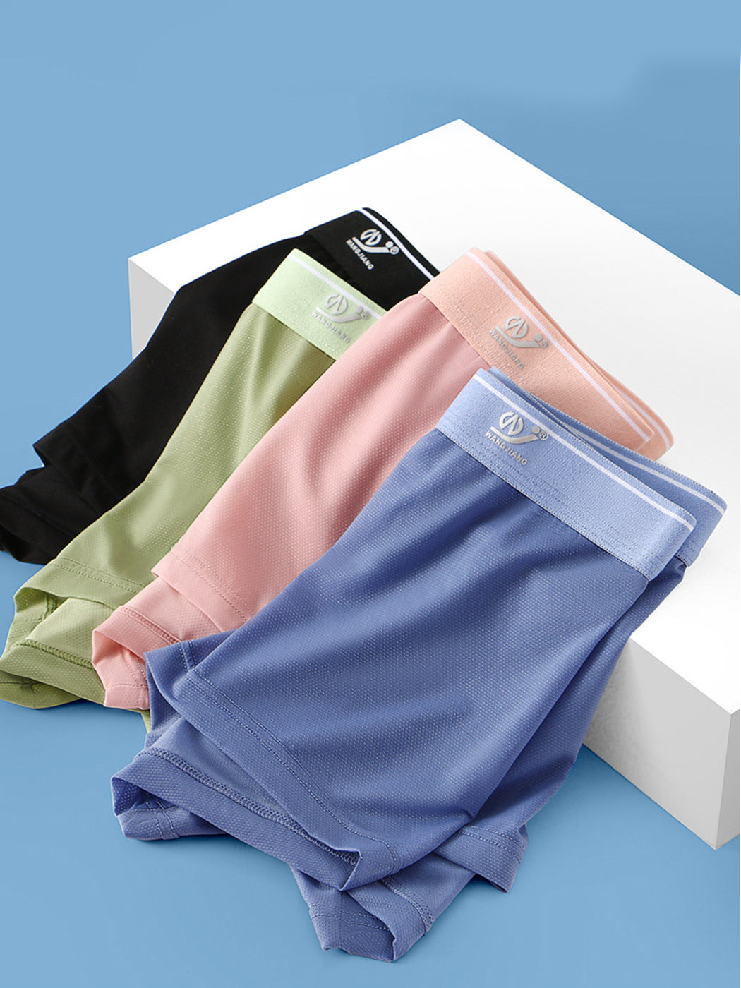 3 Pack Men's Comfy U Convex Pouch Trunks | dmunderwear detail image 18