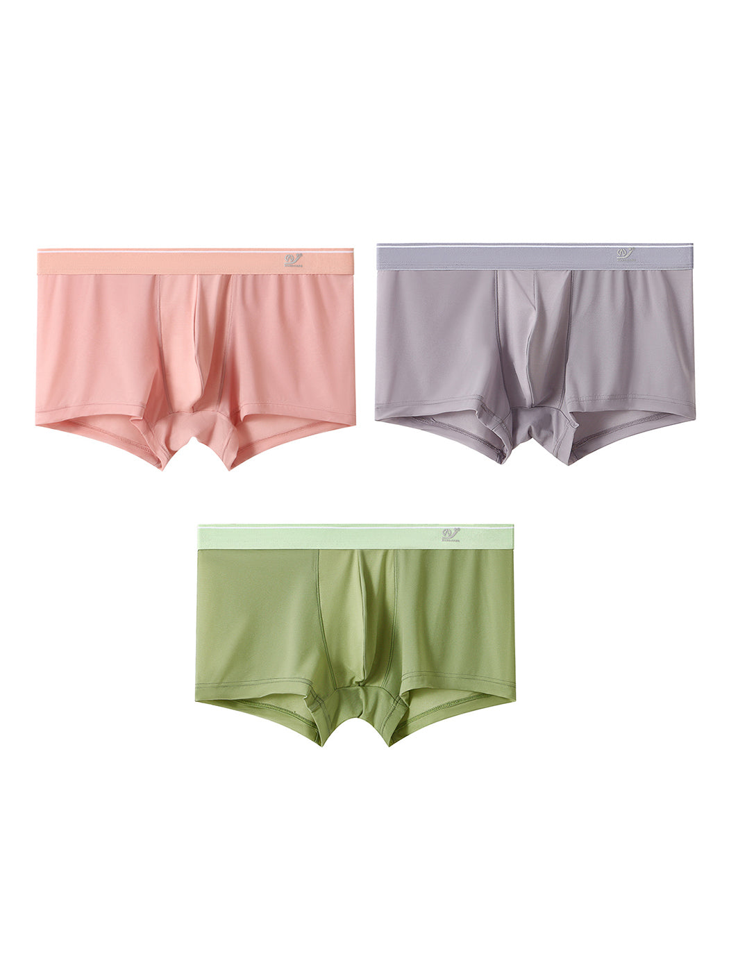 3 Pack Men's Comfy U Convex Pouch Trunks | dmunderwear detail image 2