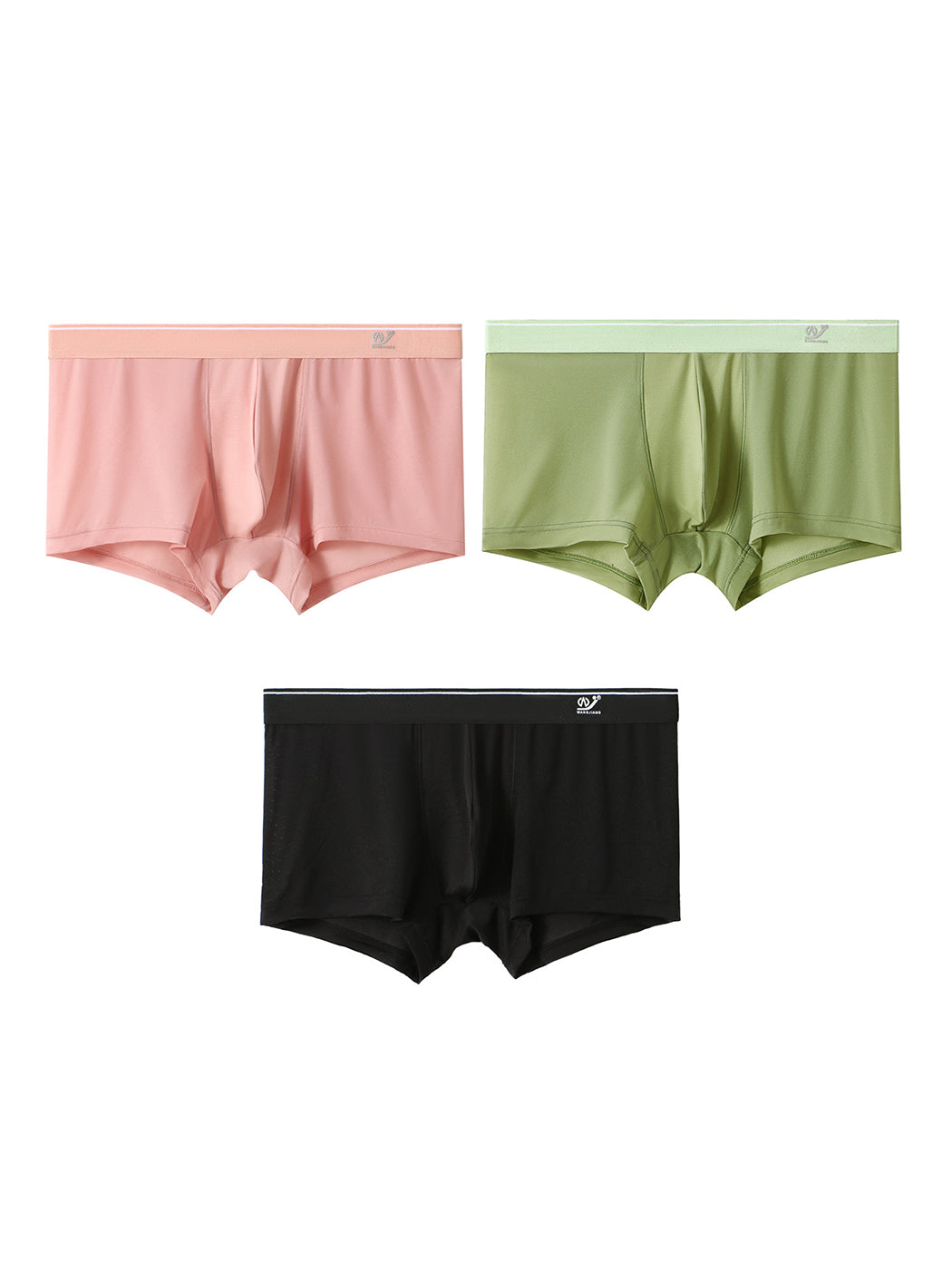 3 Pack Men's Comfy U Convex Pouch Trunks | dmunderwear detail image 20