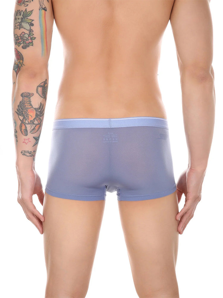3 Pack Men's Comfy U Convex Pouch Trunks | dmunderwear detail image 4